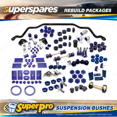 Front + Rear SuperPro Suspenison Bush Kit for Ford Fairlane ZJ 1972-1982