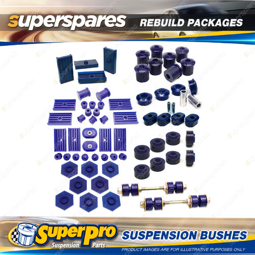 Full Rear SuperPro Suspenison Bush Kit for Ford Fairlane ZJ 1972-1982