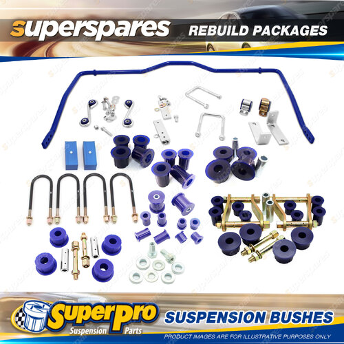 Rear SuperPro Suspenison Bush Kit for Ford Ranger PX II 2015-07/2018