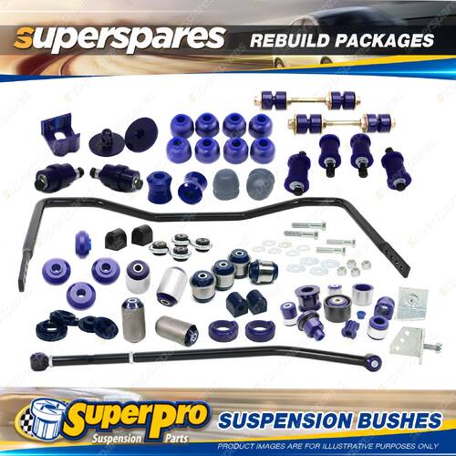 Rear Superpro Suspenison Bush Kit for Holden Commodore VR VS Sdn Wgn Solid Axle