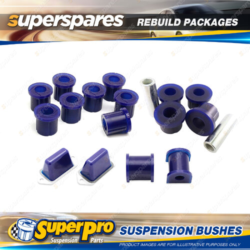 Rear Superpro Suspenison Bush Kit for Holden Crewman VY 2WD One Tonner VY 02-07