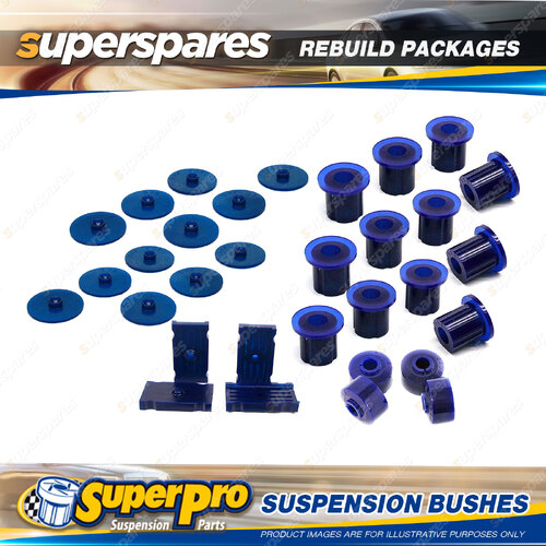 Rear Superpro Suspenison Bush Kit for Holden E Series FE FC FB EK 57-62