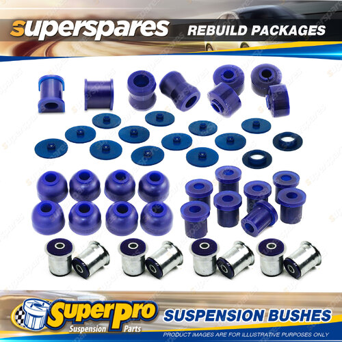 Rear Superpro Suspenison Bush Kit for Holden H Series HQ HJ HX HZ 71-80