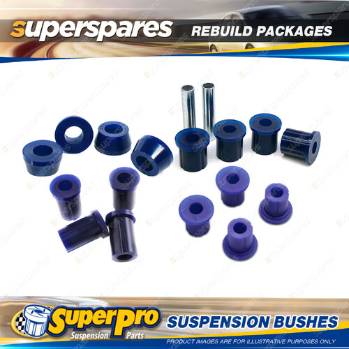 Rear Superpro Suspenison Bush Kit for Mitsubishi Express SD SE SF SG SH SJ 86-07