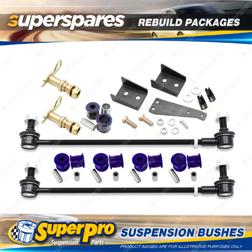 Rear Superpro Suspenison Bush Kit for Nissan Navara NP300 4WD Dual Cab Coil Rear