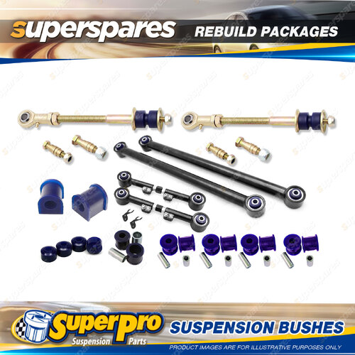 Rear Superpro Suspenison Bush Kit for Nissan Patrol Y60 GQ Cab Coil Coil 89-97