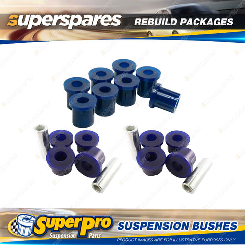 Full Rear SuperPro Suspenison Bush Kit for Nissan Urvan E24 1987-1997