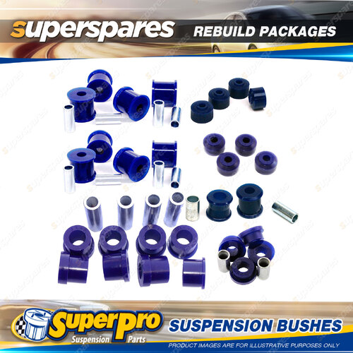 Rear SuperPro Suspenison Bush Kit for Toyota Corona ST141 RT142 Solid axle 83-87