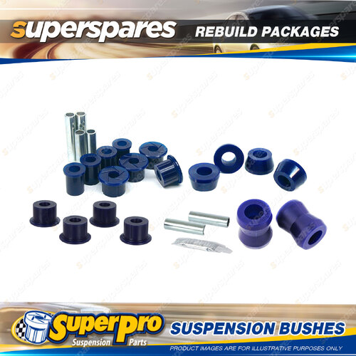 Rear Superpro Suspenison Bush Kit for Toyota Hiace LH RZH 100 103 113 125 LH172R