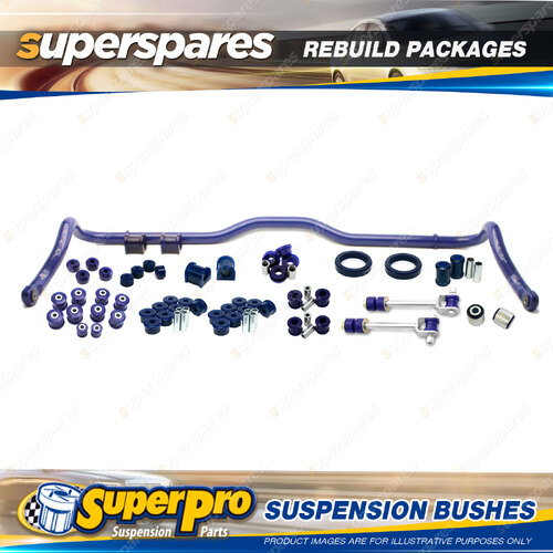 Rear SuperPro Suspenison Bush Kit for Toyota Landcruiser 100 Series 98-07