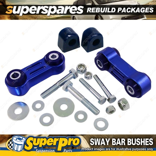 Front SuperPro Sway Bar Rebuild Kit for Subaru Liberty BC BJ BF 1989-1994