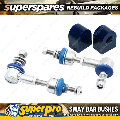 Front SuperPro Sway Bar Rebuild Kit for Nissan Patrol Y61 GU Wagon 97-2002