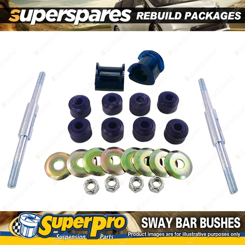 Front SuperPro Sway Bar Rebuild Kit for Hyundai Excel X3 Modern Shape 94-00