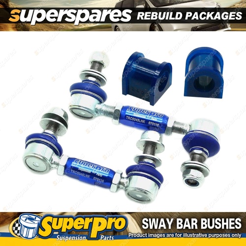 Front SuperPro Sway Bar Rebuild Kit for Mazda 323 Astina BA 1994-1998