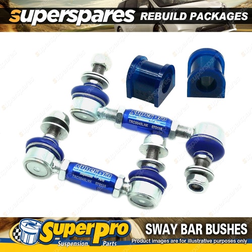 Front SuperPro Sway Bar Rebuild Kit for Mazda 323 BA Protege 1994-1998