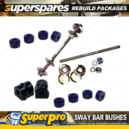 Front SuperPro Sway Bar Rebuild Kit for Holden Commodore VB VC VH VK VL