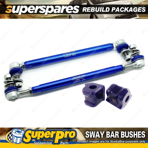 Front SuperPro Sway Bar Rebuild Kit for Ford Focus MK1 LR ST170 2002-2005