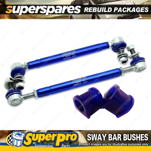 Front SuperPro Sway Bar Rebuild Kit for Mazda 323 Astina BJ 2000-2004