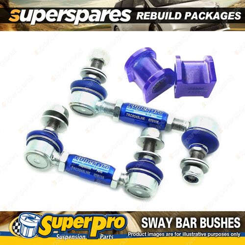 Front SuperPro Sway Bar Rebuild Kit for Toyota Hilux KUN26 GGN25 2005-2015