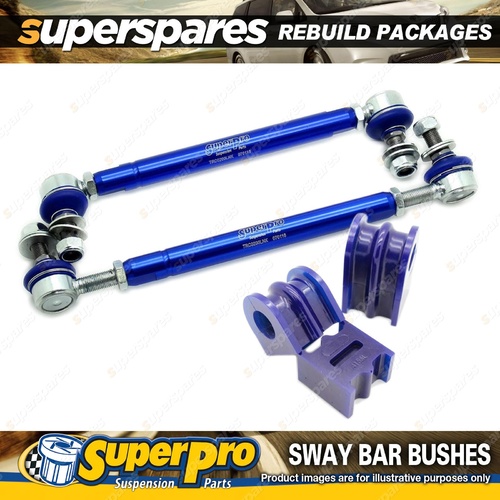 Front SuperPro Sway Bar Rebuild Kit for Nissan Pulsar C12 Hatch SSS 13-ON