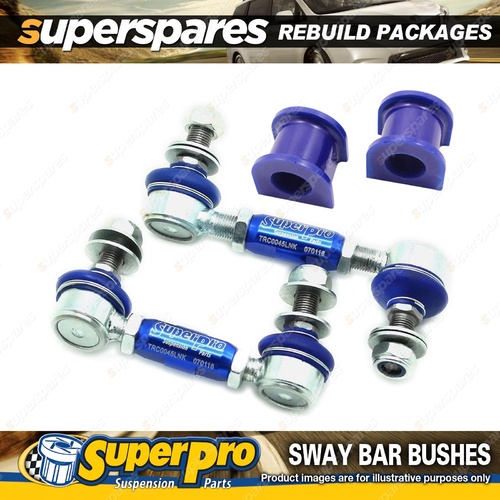 Front SuperPro Sway Bar Rebuild Kit for Toyota Hilux GGN GUN 4WD 2015-on