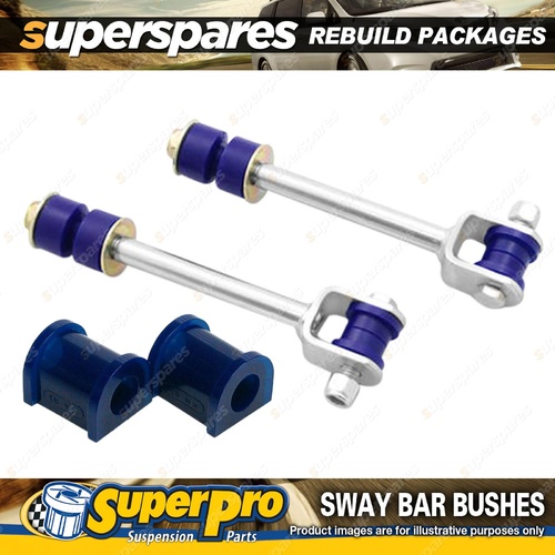 Rear SuperPro Sway Bar Rebuild Kit for Toyota Landcruiser 80 Series 90-97