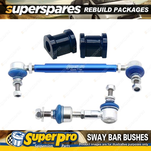 Rear SuperPro Sway Bar Rebuild Kit for Nissan Patrol Y61 GU Cab Coil Coil