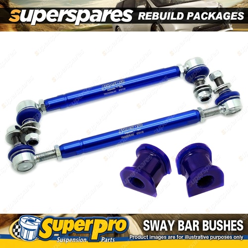 Rear SuperPro Sway Bar Rebuild Kit for Mazda 323 Astina BJ 2000-2004