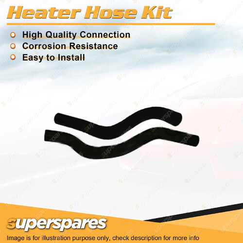 Heater Hose Set for BMW 520i E39 2.0L 24V DOHC VVT MPFI M52B20 1996-2000