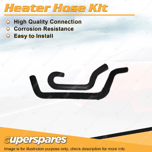 Heater Hose Set for Daihatsu Charade G100 1.0L 3 cyl SOHC CB 1987-1993