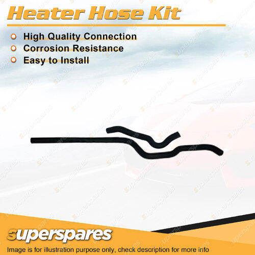 Superspares Heater Hose Set for Datsun 200B 2.0L OHC Carb L20B 1977-1981