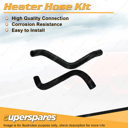 Superspares Heater Hose Set for Ford Laser KF TX3 KH TX3 1.8L BP 1990-1994