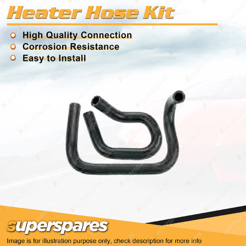 Superspares Heater Hose Set for Ford Territory SX SY 4.0L Barra 182 190 245T