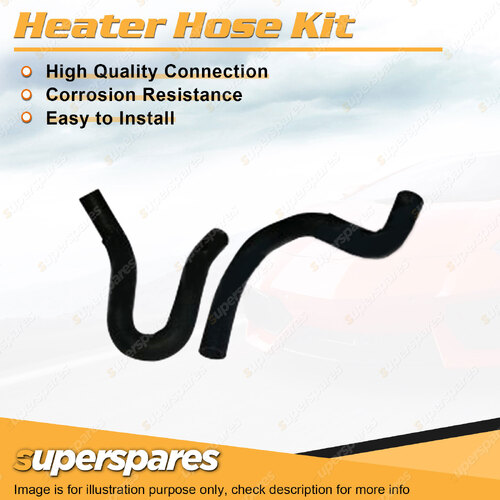 Superspares Heater Hose Set for Holden Rodeo RA 3.0L 8V OHV 4JH1TC 2003-2007