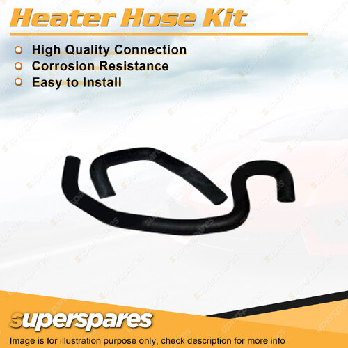 Superspares Heater Hose Set for Mazda B2600 2.6L 12V SOHC MPFI G6 1998-2006