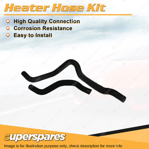 Heater Hose Set for Mitsubishi Magna TR 2.6L 8V SOHC Carb 4G54 1991-1994