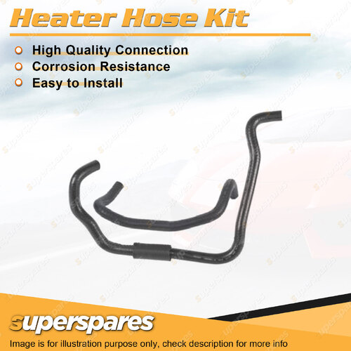 Heater Hose Set for Mitsubishi Triton KA5 ML MN 2.4L 16V SOHC MPFI 4G64