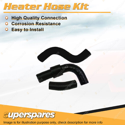 Heater Hose Set for Toyota Landcruiser FZJ80R 4.5L 1FZ-FE with Rear Heater