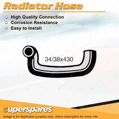 Lower Radiator Hose 34/38 x 430mm for Toyota Celica TA22 TA23 1.6L 8V 1971-1976