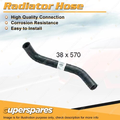 1 x Upper Radiator Hose 38 x 570mm for Holden WB Series 4.2L 5.0L 253ci 308ci