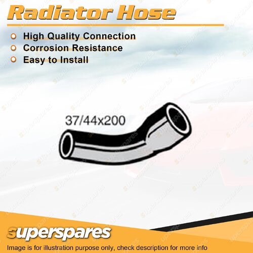 Lower Radiator Hose 37/44 x 200mm for Toyota Landcruiser FJ60R 4.2L 6 cyl 12V