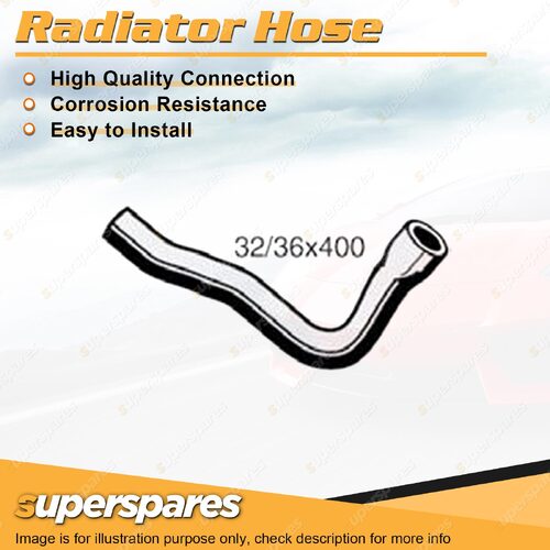 Lower Radiator Hose 32/36 x 400mm for Toyota Hilux RN 40 41R 1.6L 2.0L 1978-1983