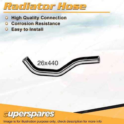 Superspares Lower Radiator Hose 26 x 440mm for Suzuki Sierra 1.0L 4 cyl OHC 8V