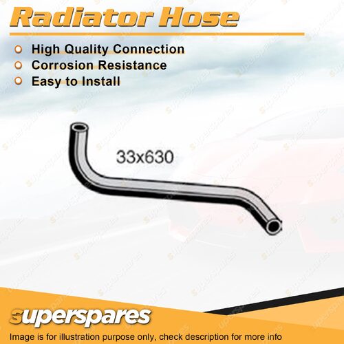 1 x Lower Radiator Hose 33mm x 630mm for Mitsubishi Magna TM 2.6L 4 cyl SOHC