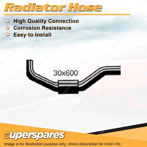 1 x Upper Radiator Hose 30 x 600mm for Toyota Corona ST141 2.0L 4 cyl SOHC 8V