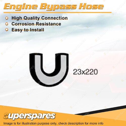 Engine Bypass Hose 23mm x 220mm for Nissan Navara D21 Patrol MQ Cabstar F220