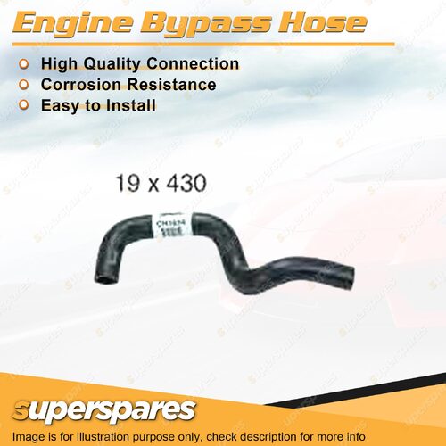 1 x Engine Bypass Hose 19mm x 430mm for Nissan Pulsar N13 1.8L 4 cyl SOHC 8V