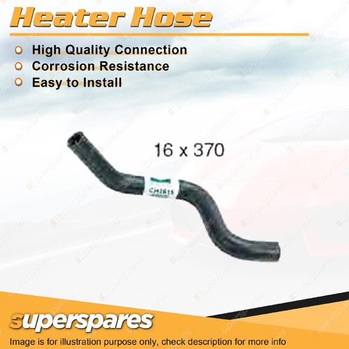 Heater Hose 16mm x 370mm for Holden Apollo JK JL 2.0L 4 cyl Outlet 1989-1993