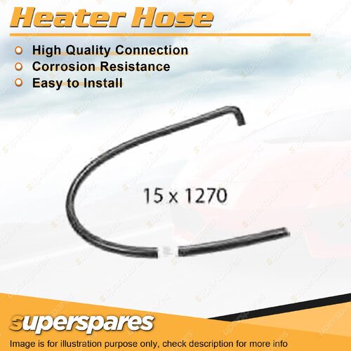 Heater Hose 15 x 1270mm for Holden Commodore VB 4.2L 5.0L 11/1978-03/1980 LHS