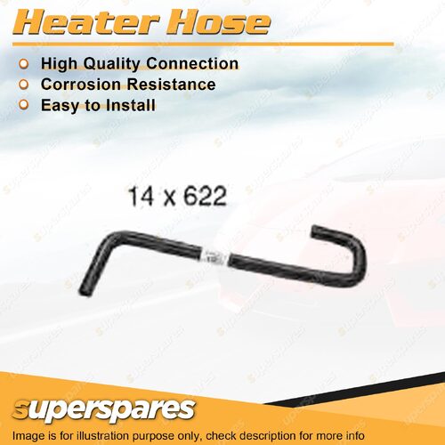 Heater Hose 14 x 622mm for HSV Commodore VP Sport 3.8L Heater Valve to Heater